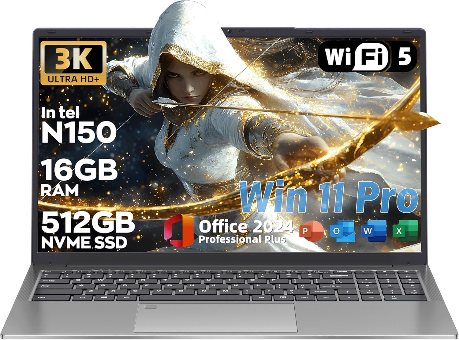 Amazon.co.jp: ノートパソコン16インチ N150 薄型ノートPC